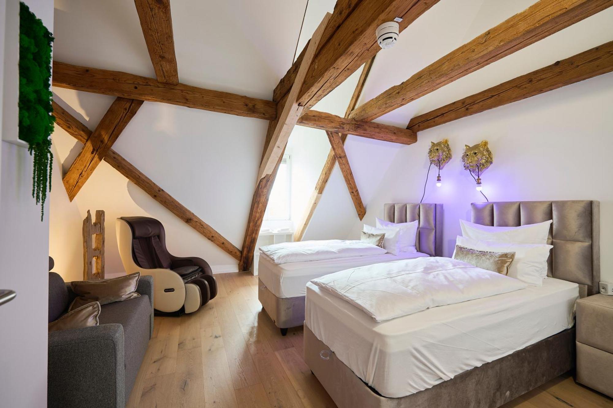 Wood World Luxury - Massage - Bergblick - Tranpolin- Parken Appartement Markdorf Buitenkant foto