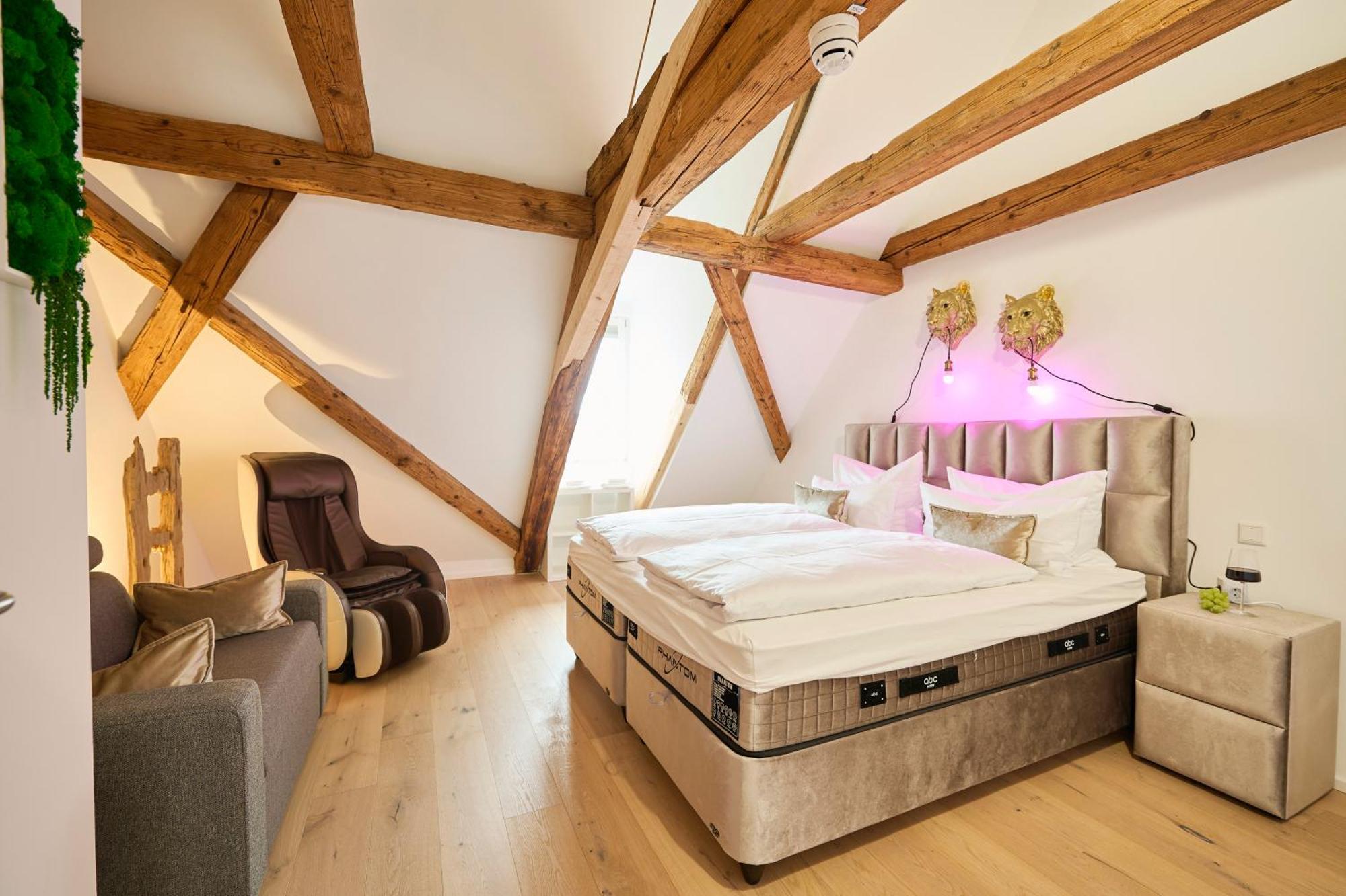 Wood World Luxury - Massage - Bergblick - Tranpolin- Parken Appartement Markdorf Buitenkant foto